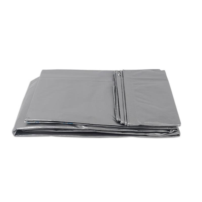 柒亦辰 QYC-3166 180克军绿银加厚货场苫布农用PE塑料防雨防水防晒棚布 0.3mm 3x6米 2张起订按(张)销售