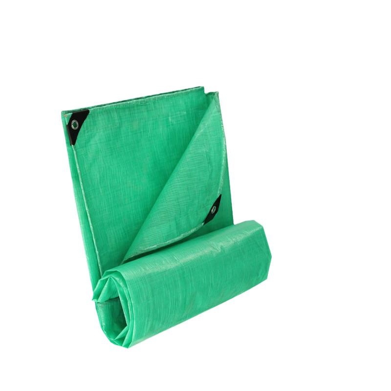 柒亦辰 QYC-3172 160克双绿防雨防晒防水苫布帆布遮阳棚布 0.2mm 3x3米  3张起订按张销售