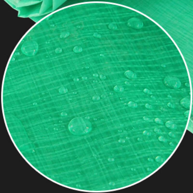 柒亦辰 QYC-3174 160克双绿防雨防晒防水苫布帆布遮阳棚布 0.2mm 3x5米  2张起订按张销售