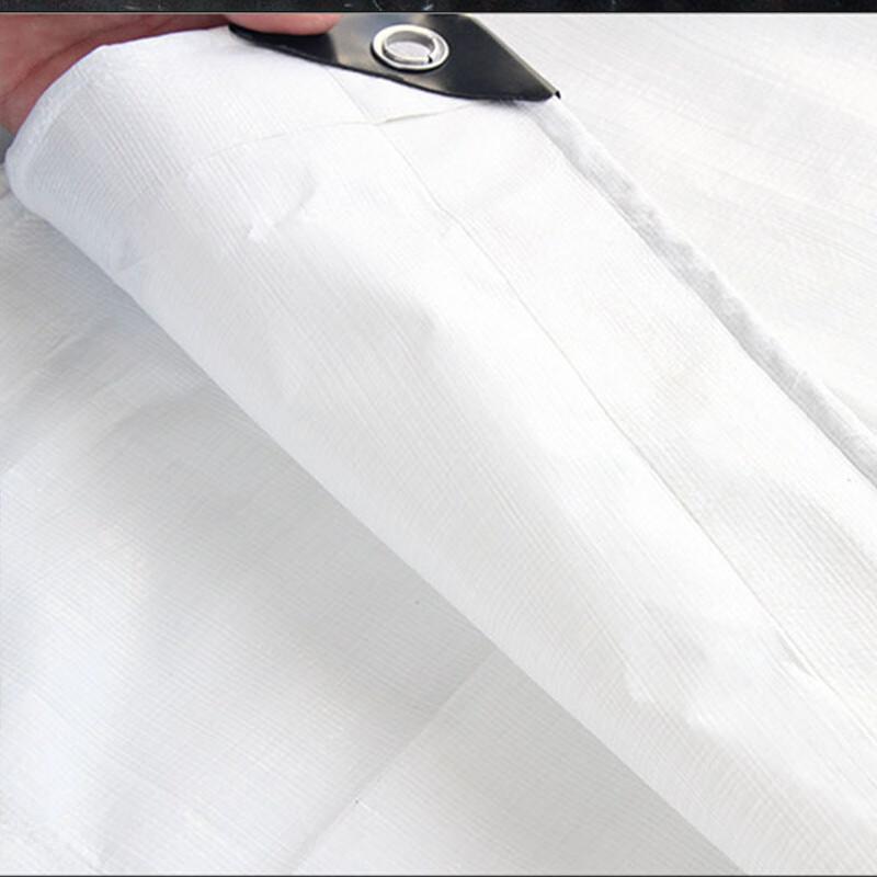 柒亦辰 QYC-3195 140克双白塑料PE篷布防雨布防水防晒防尘遮阳篷布 0.18mm厚 4x5米 2张起订按张销售 柒亦辰 QYC-3195 140克双白塑料PE篷布防雨布防水防晒防尘遮阳篷布 0.18mm厚 4x5米 2张起订按张销售