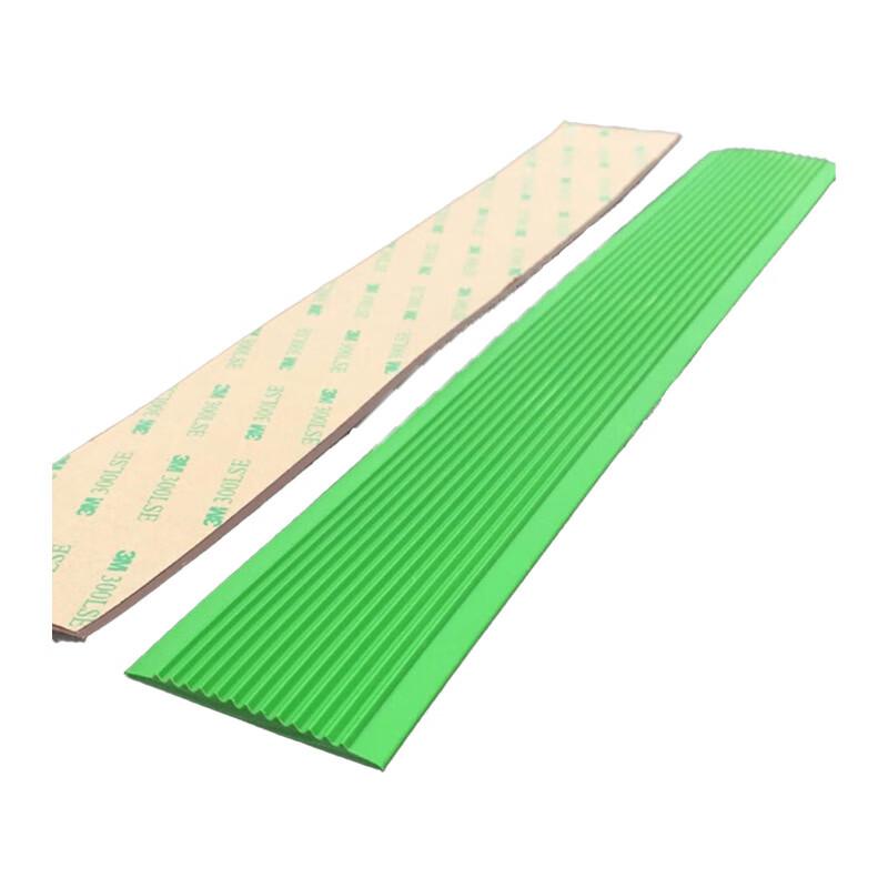 柒亦辰 QYC-3596 PVC软质塑料楼梯防滑条台阶止滑条 5cm*3.5mm绿色  12条起订按（条）销售