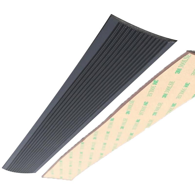 柒亦辰 QYC-3598 PVC软质塑料楼梯防滑条台阶止滑条 5cm*3.5mm 黑色  12条起订按（条）销售