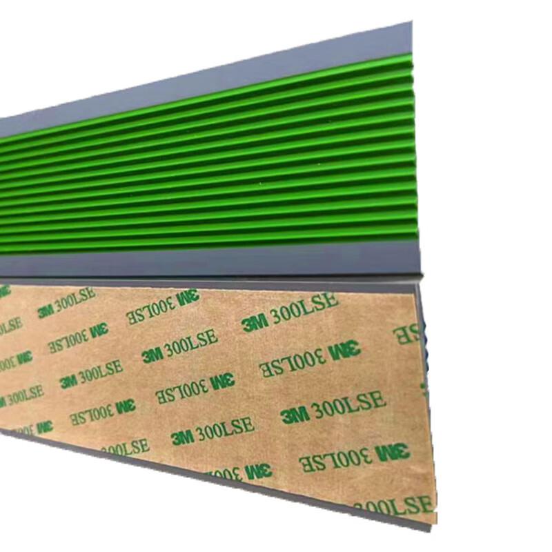 柒亦辰 QYC-3609 PVC软质塑料楼梯防滑条台阶止滑条 6cm*3mm 绿灰 10条起订按(条)销售 柒亦辰 QYC-3609 PVC软质塑料楼梯防滑条台阶止滑条 6cm*3mm 绿灰 10条起订按(条)销售