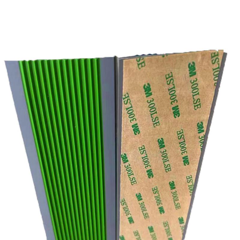 柒亦辰 QYC-3609 PVC软质塑料楼梯防滑条台阶止滑条 6cm*3mm 绿灰 10条起订按(条)销售 柒亦辰 QYC-3609 PVC软质塑料楼梯防滑条台阶止滑条 6cm*3mm 绿灰 10条起订按(条)销售