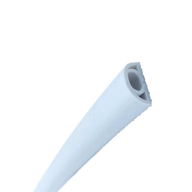 柒亦辰 QYC-3624 自粘式PVC软质地面走线槽电线理线槽 D40白色  8米起订按（米）销售