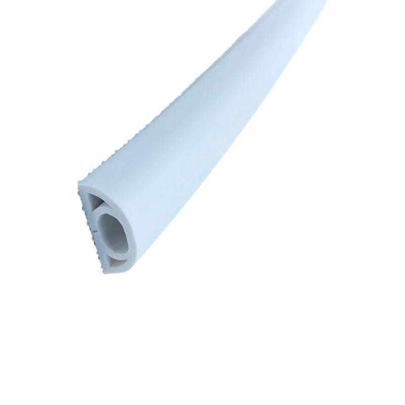 柒亦辰 QYC-3624 自粘式PVC软质地面走线槽电线理线槽 D40白色  8米起订按（米）销售