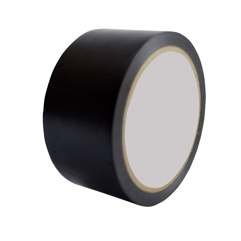 伏兴 C1032 警示胶带 地面划线胶带斑马线胶带 黑色 60mm*18y 10卷按（组）销售