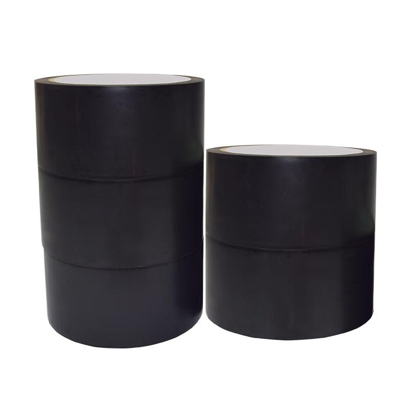 伏兴 C1032 警示胶带 地面划线胶带斑马线胶带 黑色 60mm*18y 10卷按（组）销售