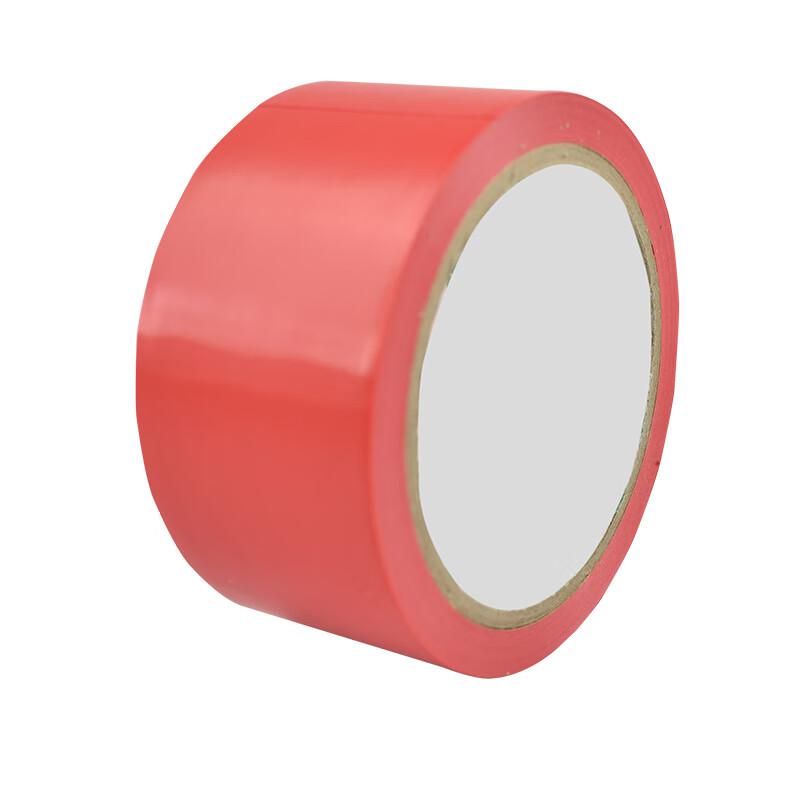 伏兴 C1034 警示胶带 地面划线胶带斑马线胶带 红色 60mm*18y 10卷按（组）销售