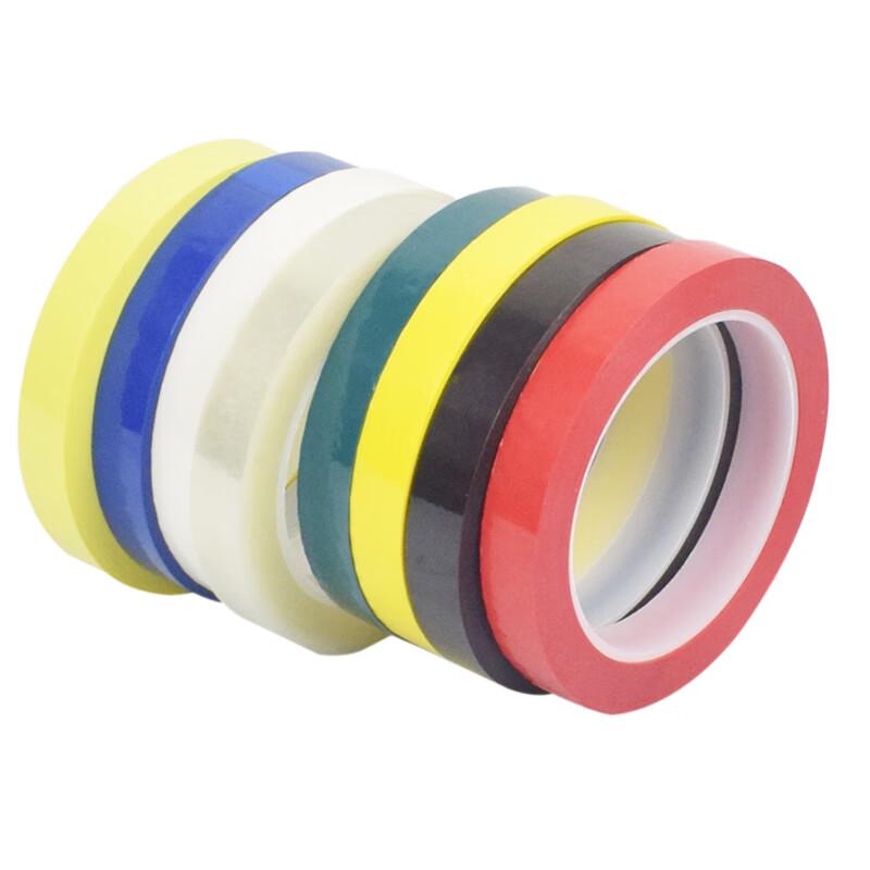 伏兴 C1132 5s定位标识胶带警示胶带 玛拉胶带pet绝缘耐高温胶带 下单备注颜色 25mm*66米 3卷起订按（卷）销售