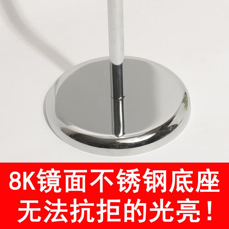 伏兴 C1230 立式指示牌 警示牌广告牌展示架落地式导向牌不锈钢立牌 黑色A4直角按（个）销售