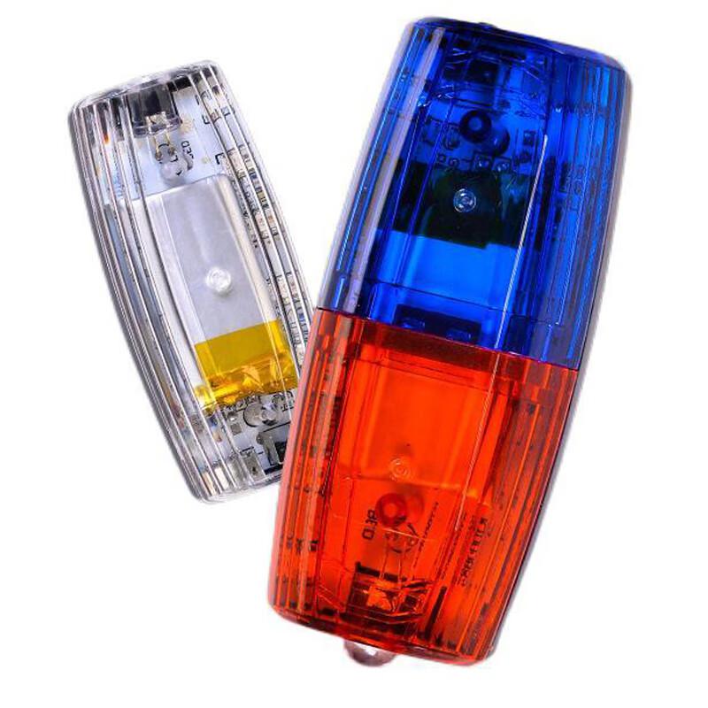 伏兴 C1323 肩灯 LED爆闪警示灯户外夜间巡逻执勤爆闪灯肩夹式信号灯 蓝色外壳按（个）销售