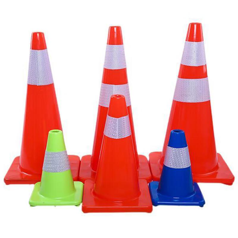 伏兴 C1380 路锥橡胶圆锥 雪糕筒反光锥警示路障 90cmEVA圆锥6斤(无提环)按（个）销售