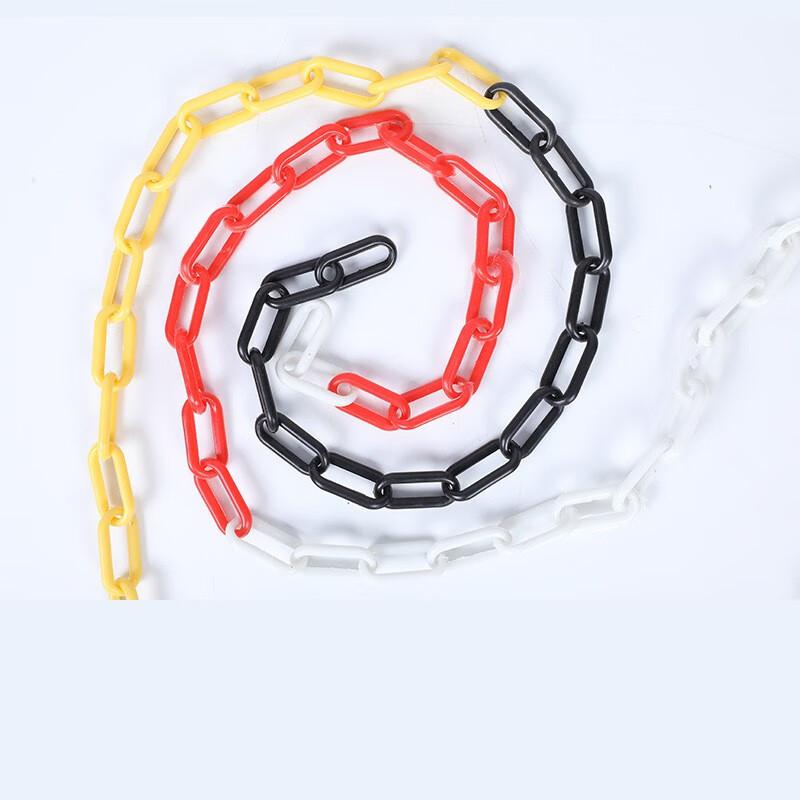 伏兴 C1387 警示链条 塑料链条路锥链条隔离链条 红白警示链条6mm 3米/包 3包起订按（包）销售