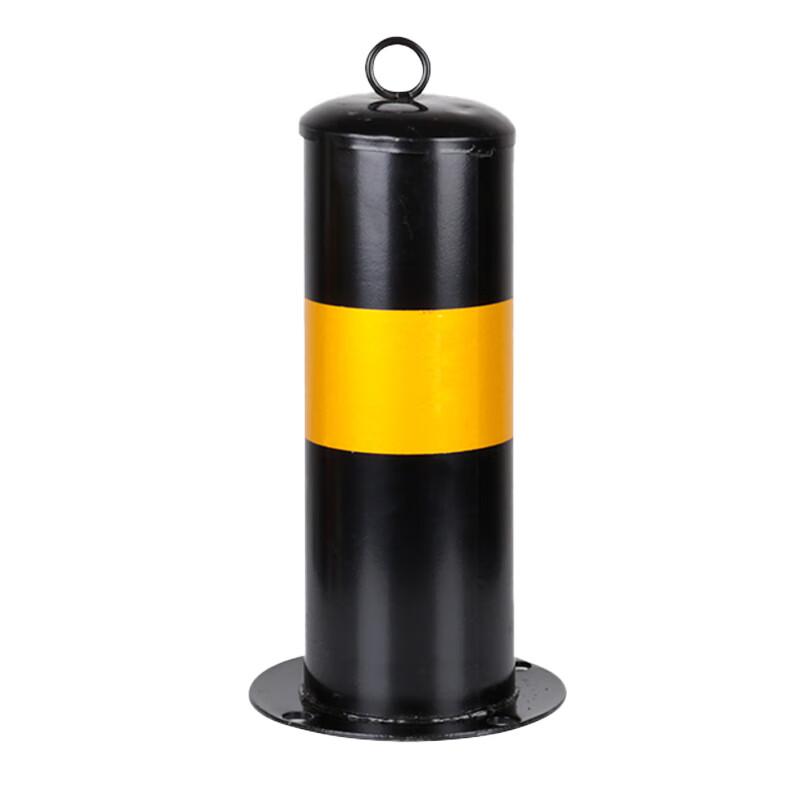 伏兴 C1394 钢管警示柱隔离柱防撞铁立柱 反光路桩分道隔离安全桩 30cm固定款管径114mm壁厚1.2mm按(根)销售