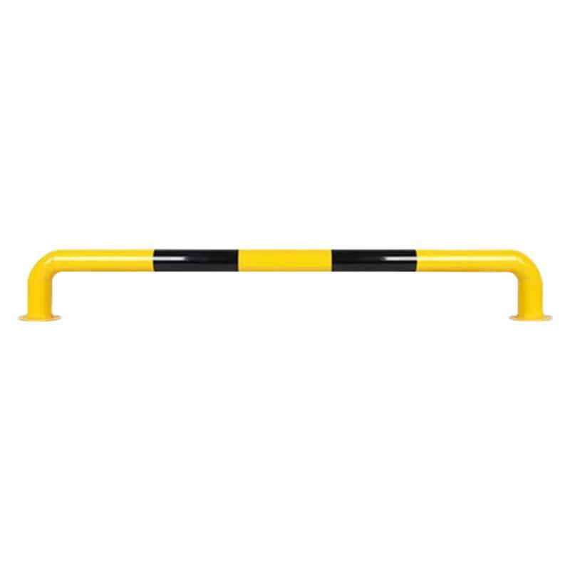 伏兴 C1468 钢管挡车器 车位限位器倒车防撞护栏停车防撞杆 1.5米长U型20高2.0厚黄黑按（个）销售