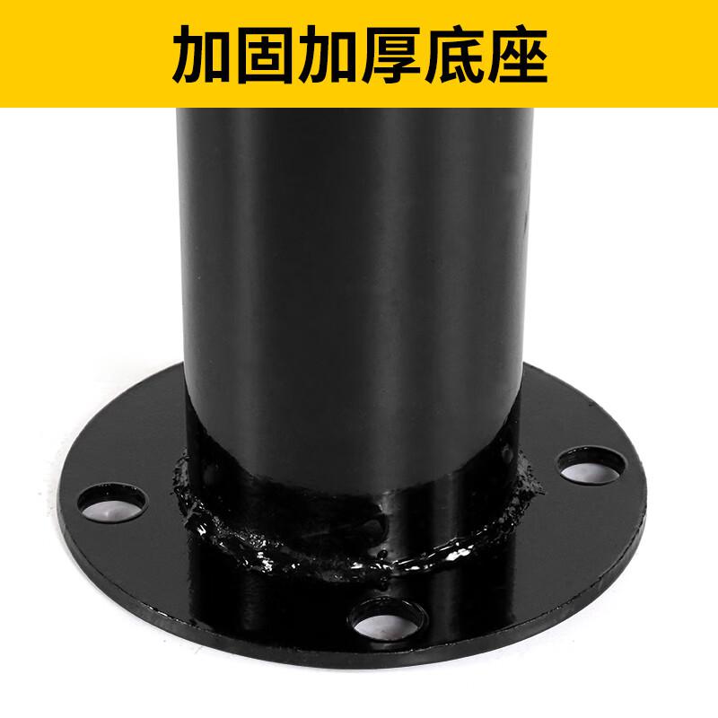 伏兴 C1490 钢管护栏警示桩公路安全防护栏阻车挡车器防撞栏 M型双层76*2000*600*2.0黑漆黄膜按（个）销售