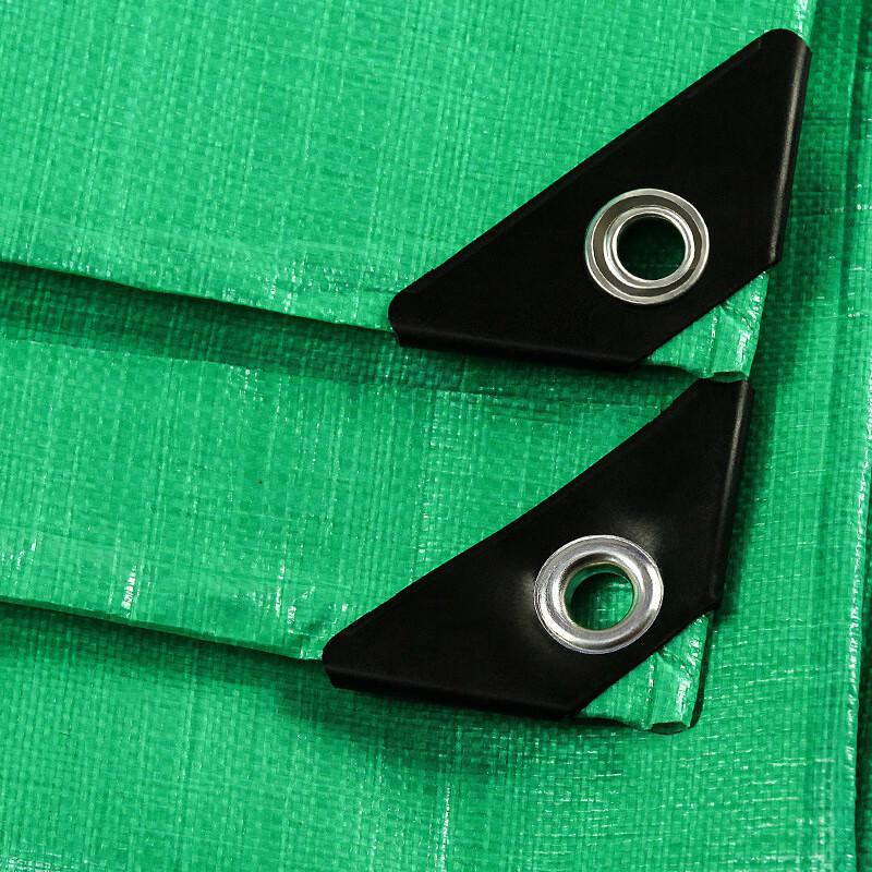 伏兴 C1765 篷布防雨布 塑料防水布遮雨遮阳pe蓬布 双绿色 3米*10米按张销售