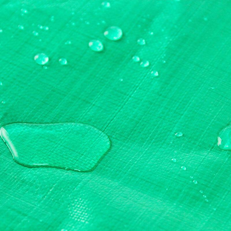 伏兴 C1775 篷布防雨布 塑料防水布遮雨遮阳pe蓬布 双绿色 5米*10米按张销售