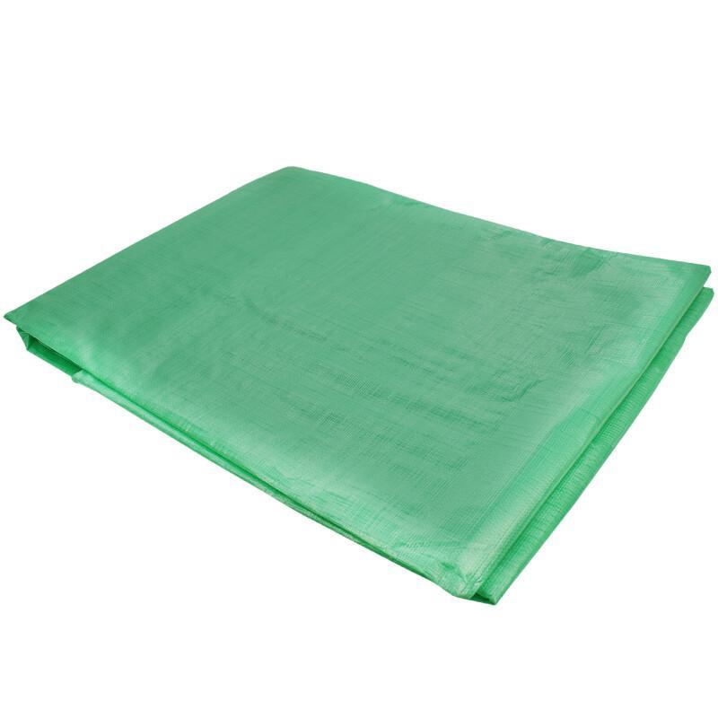 伏兴 C1780 篷布防雨布 塑料防水布遮雨遮阳pe蓬布 双绿色 7*12m按张销售