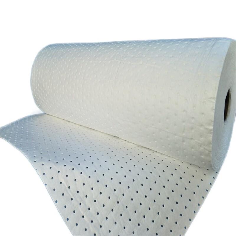 伏兴 C1972 吸油棉卷材 复合吸油毡PP吸油卷吸附毡油毡垫吸污垫吸油棉片 宽1米*30米*厚2mm按（条）销售