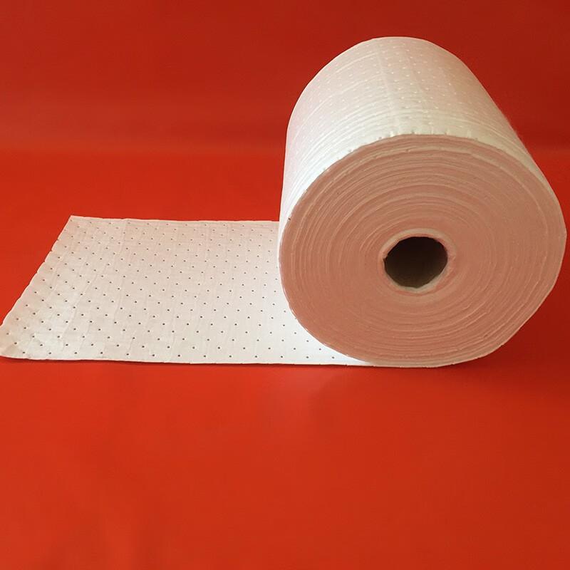 伏兴 C1974 吸油棉卷材 复合吸油毡PP吸油卷吸附毡油毡垫吸污垫吸油棉片 宽1米*30米*厚4mm按（条）销售