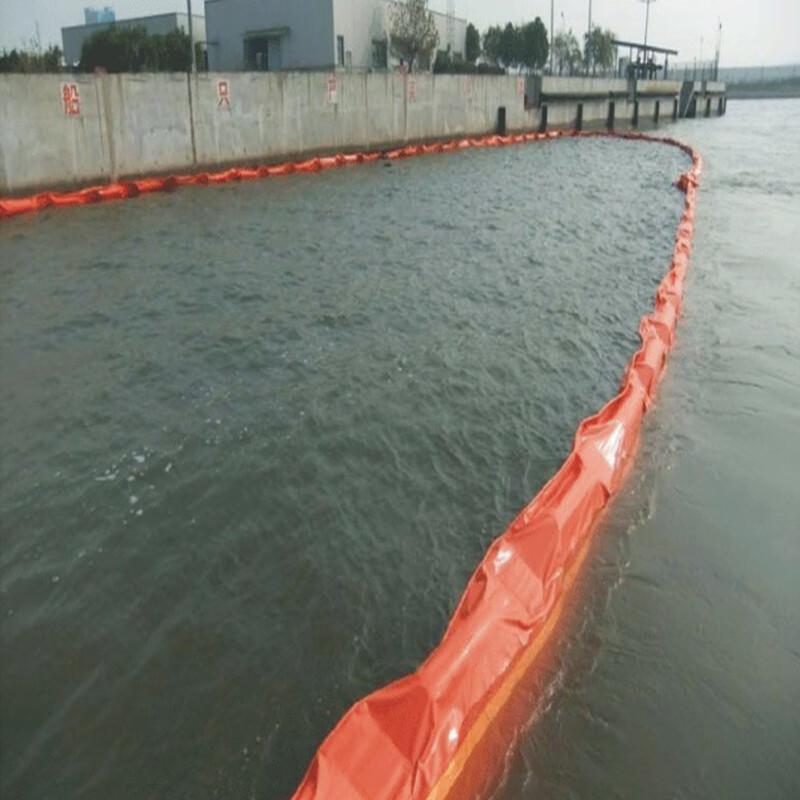 伏兴 C1984 水面PVC围油栏 固体浮子式围油栏 PVC围油拖栏 一节20米 WGV900按（节）销售