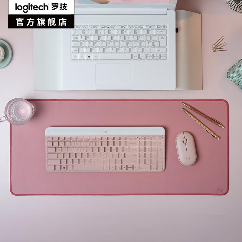 罗技  Logitech MK470 键鼠套装 无线 粉色按个销售