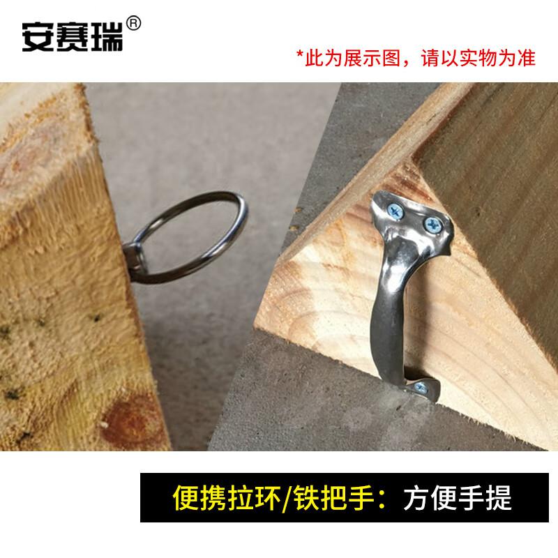 安赛瑞 1D00146 三角木止退器 轮胎定位器 木头阻车器 适用小型车 20x12x12cm按块销售