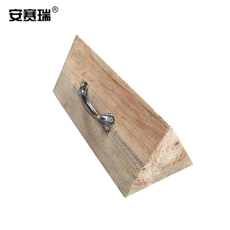 安赛瑞 1D00148 三角木止退器 轮胎定位器 木头阻车器 适用中小型货车 30*15*12cm按块销售