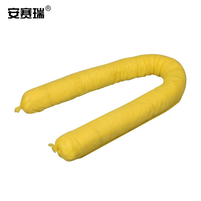 安赛瑞 7H00055 吸油索 条形吸液棉 7.6cm×1.2m 12条/包 黄色按（包）销售