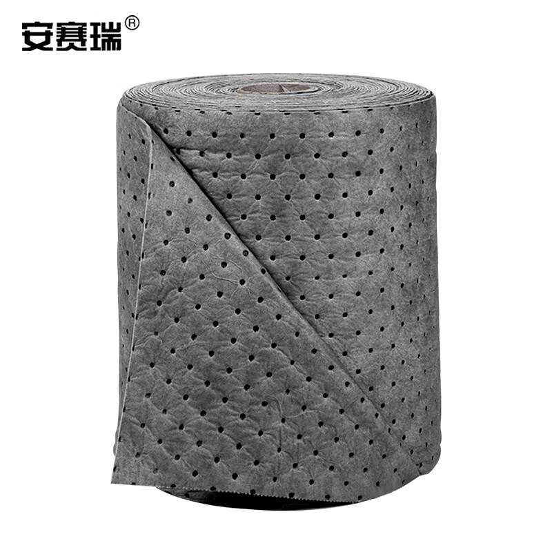 安赛瑞 7H00066 吸油棉 压点式片状 40cm*50m*2mm 灰色按（箱）销售