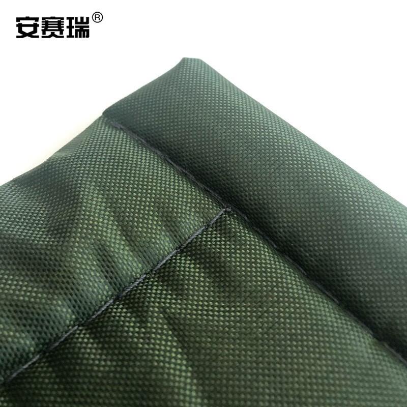 安赛瑞 23801 保暖棉门帘 冬天加厚棉门帘 （0.9×2.2m) 带窗款 军绿色按（片）销售