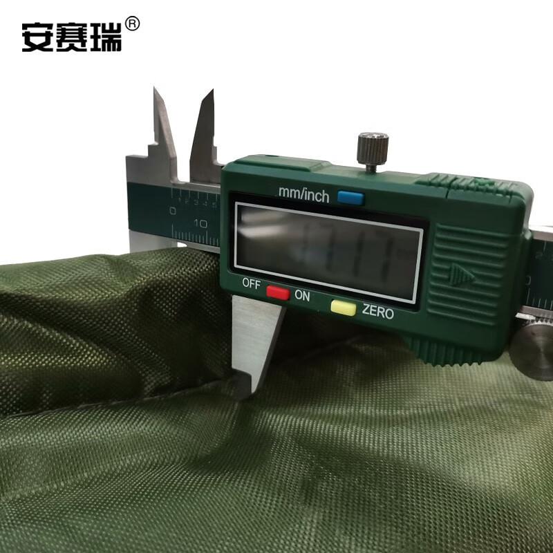 安赛瑞 23801 保暖棉门帘 冬天加厚棉门帘 （0.9×2.2m) 带窗款 军绿色按（片）销售