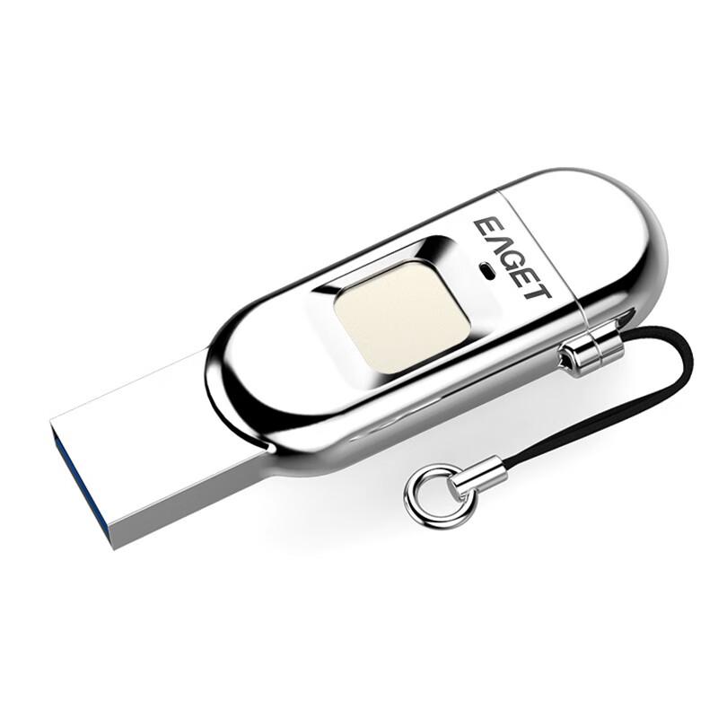 忆捷 HF-C01-256G 指纹加密U盘手机电脑多用 Type-C USB3.0 双接口 256G按（个）销售