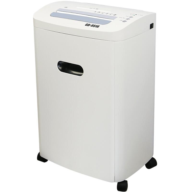 金典 GD-9516 碎纸机 双入口粉碎机 20L 单次6张 白色 台按（台）销售