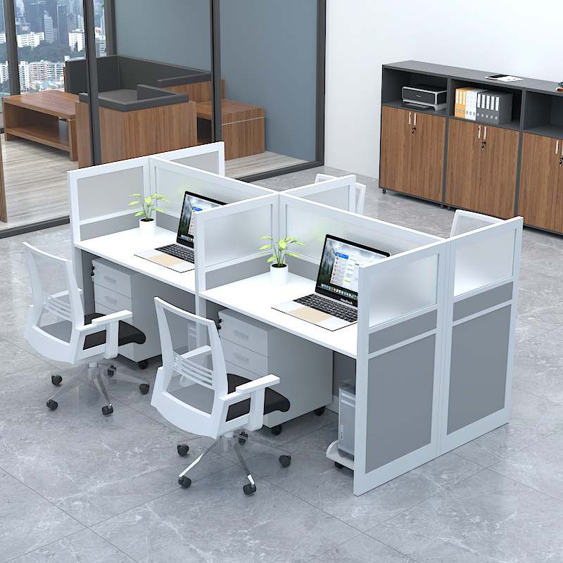 京顺发 SF-CH-7203-4 直条屏风工位(4人位对坐) W2400*D1200*H1200mm按组销售 京顺发 SF-CH-7203-4 直条屏风工位(4人位对坐) W2400*D1200*H1200mm按组销售