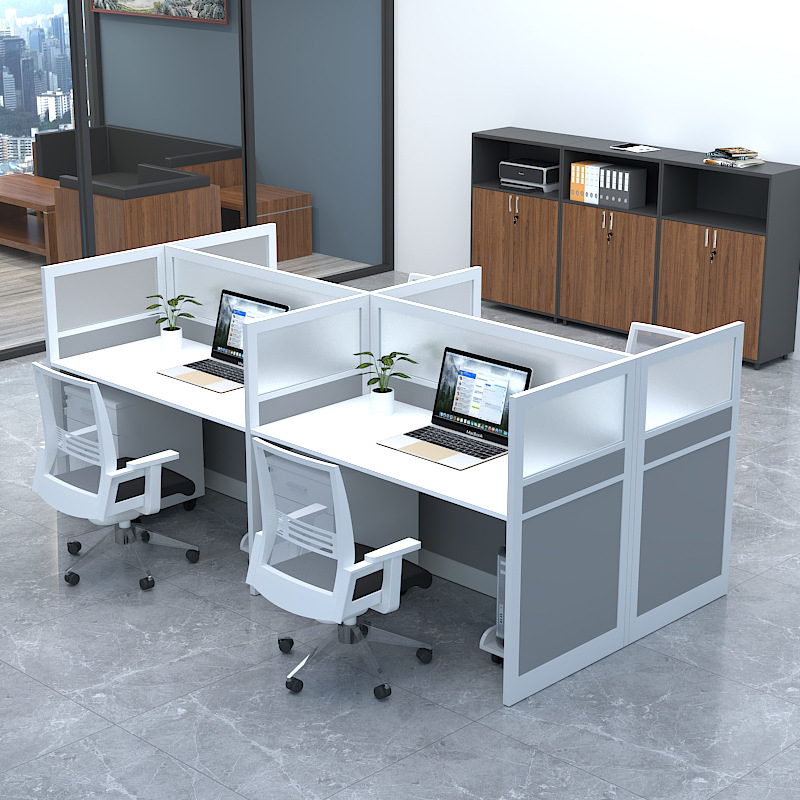 京顺发 SF-CH-7204-4 直条屏风工位(4人位对坐) W2800*D1400*H1200mm按组销售 京顺发 SF-CH-7204-4 直条屏风工位(4人位对坐) W2800*D1400*H1200mm按组销售