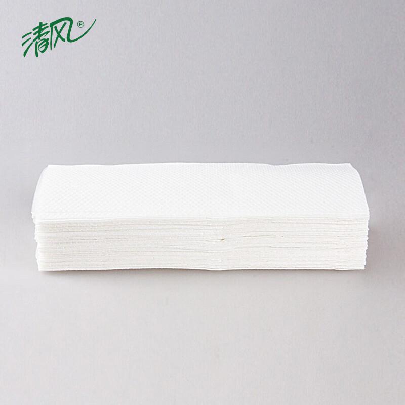 清风 B913AC 1层三折200张擦手纸 225mm*230mm 200张/包 20包 白色按箱销售