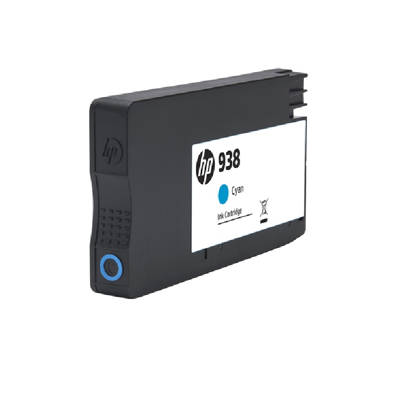 惠普 4S6X5PA 墨盒 938号 青色 约800页 适用惠普OJ9110b 9120 9130 9720 9730打印机按盒销售