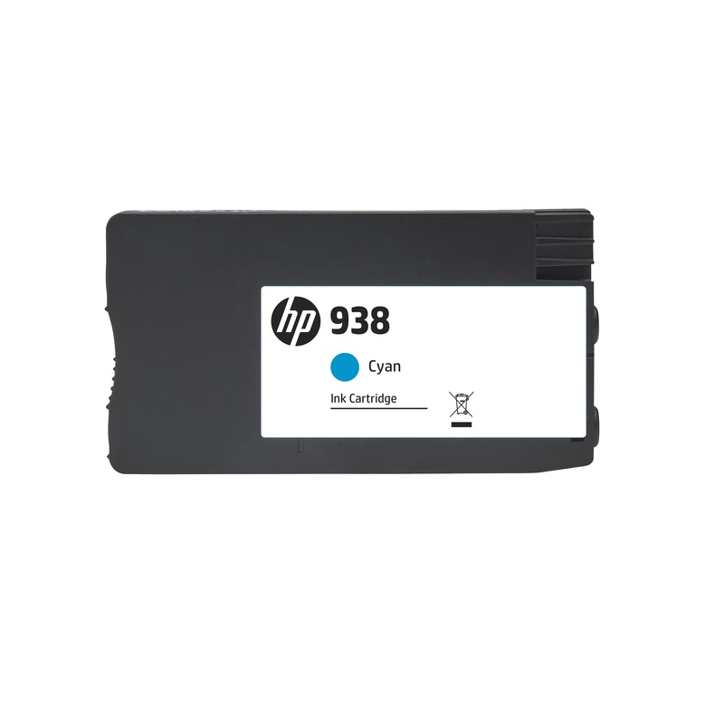 惠普 4S6X5PA 墨盒 938号 青色 约800页 适用惠普OJ9110b 9120 9130 9720 9730打印机按盒销售