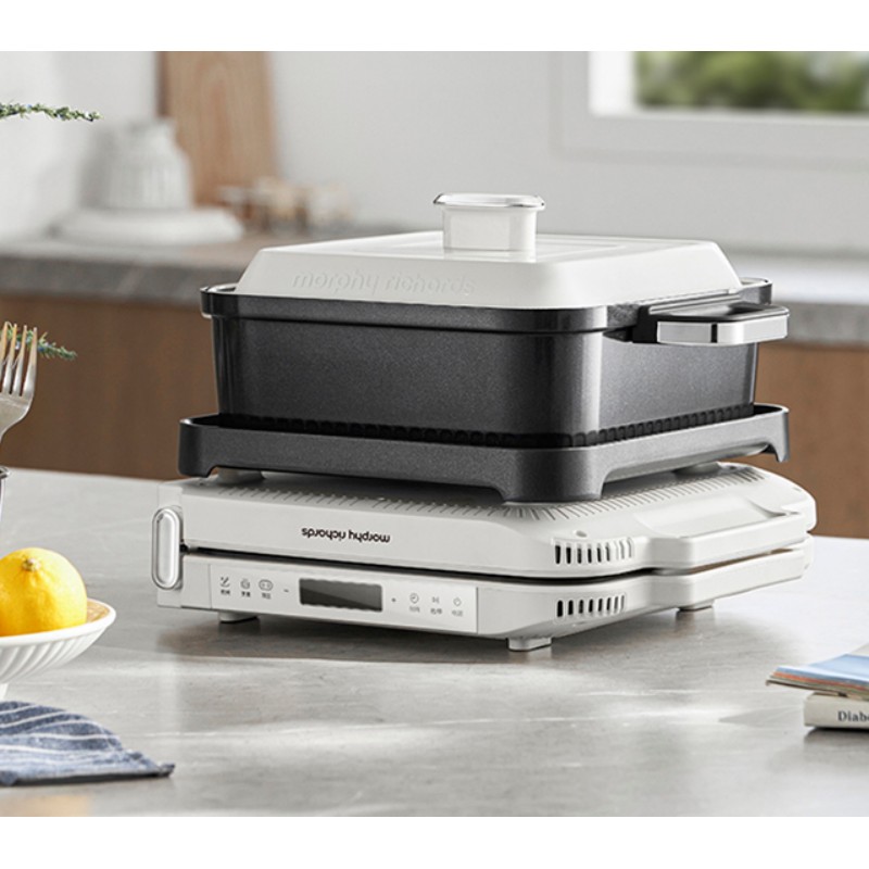 摩飞 MR9188 折叠多功能锅 标配(深煮锅+煎烤盘) 白色按(台)销售 摩飞 MR9188 折叠多功能锅 标配(深煮锅+煎烤盘) 白色按(台)销售