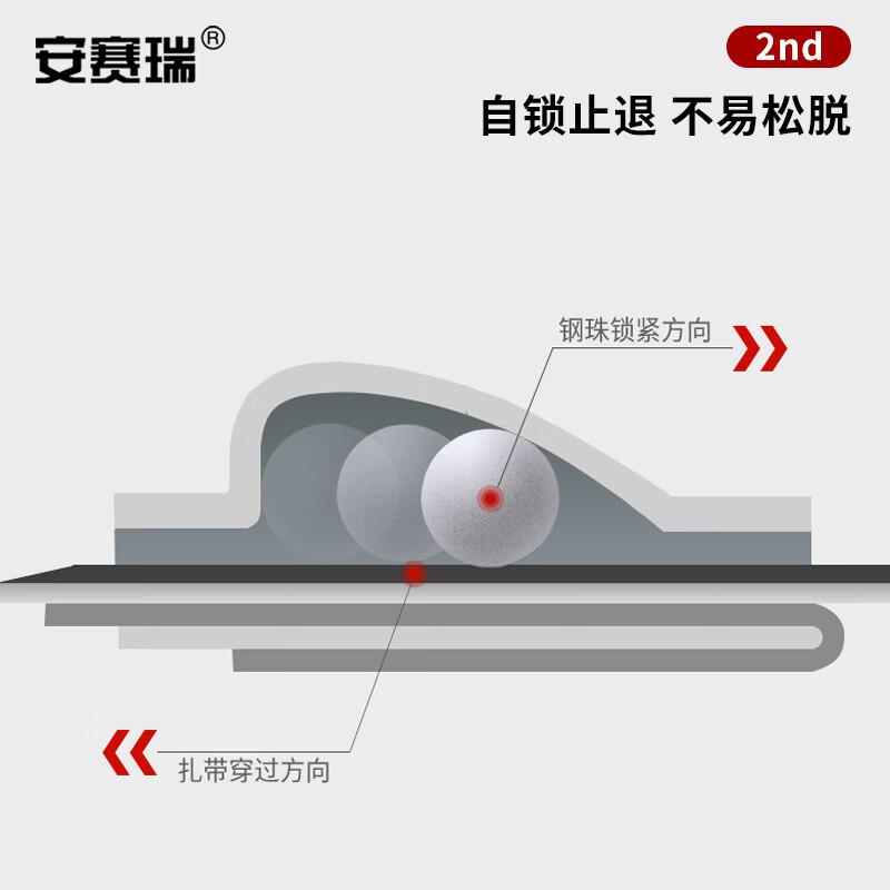 安赛瑞 10002 背胶魔术贴 蘑菇搭扣 仓库捆绑子母搭扣 20mm*50m （勾面/毛面）按（卷）销售