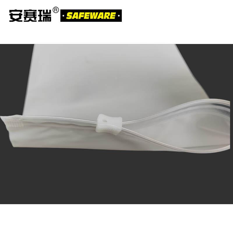 安赛瑞 10073 磨砂拉链封口塑料袋 CPE磨砂拉链袋 17*25cm 双面20丝（100个装）按（包）销售