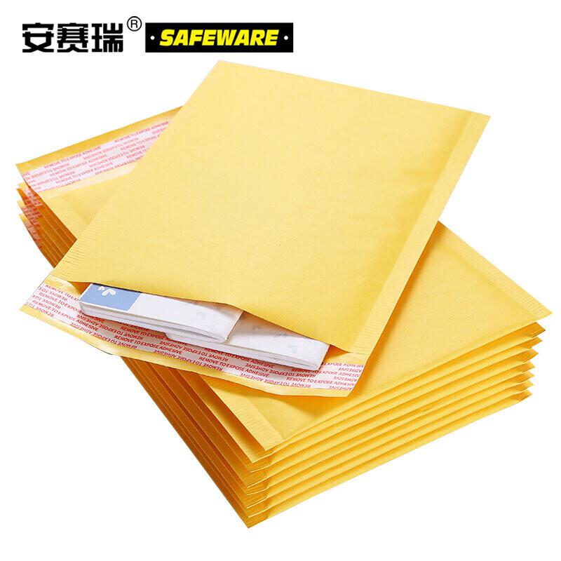 安赛瑞 10107 牛皮纸气泡袋 防潮气泡信封袋 13*13cm+4cm（1000个装）按（包）销售