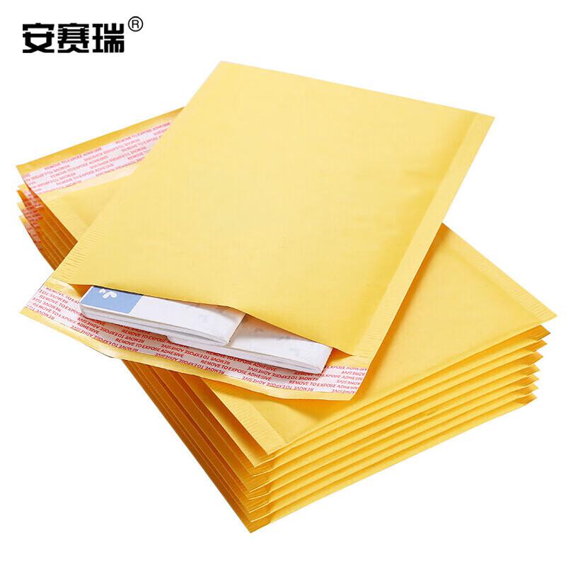 安赛瑞 10108 牛皮纸气泡袋 防潮气泡信封袋 15*20cm+4cm（500个装）按（包）销售