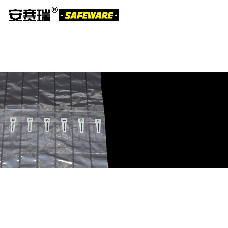 安赛瑞 10573 防震气柱袋 易碎防震包装气泡垫（60个装） 适用尺寸长度14cm高30cm 厚65μm按（包）销售