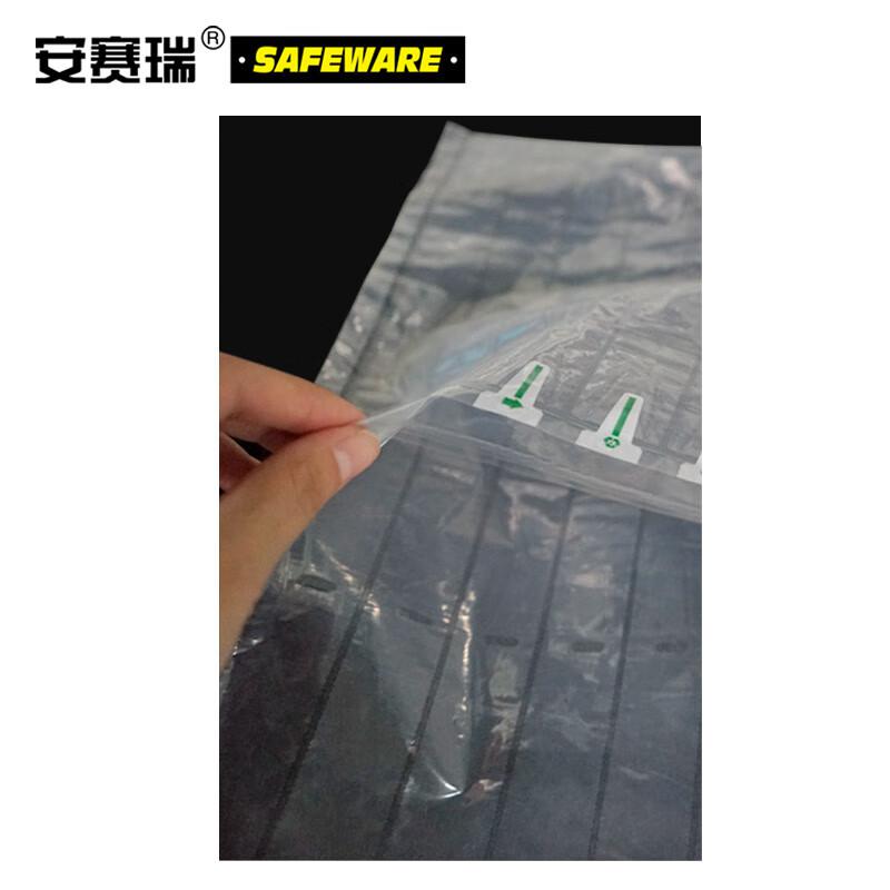 安赛瑞 10573 防震气柱袋 易碎防震包装气泡垫（60个装） 适用尺寸长度14cm高30cm 厚65μm按（包）销售
