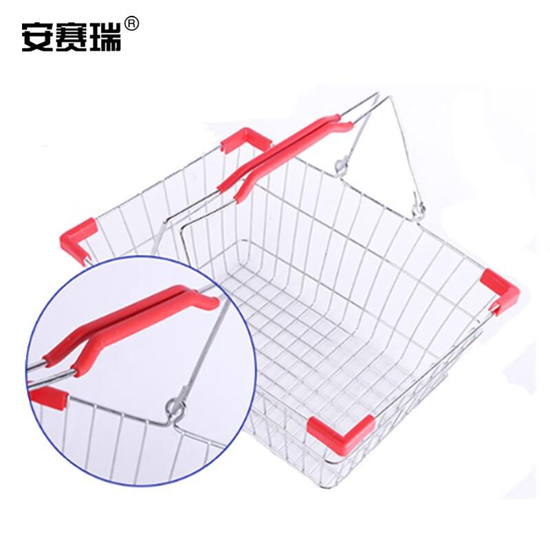安赛瑞 16311 金属购物篮 购物筐 小号 420×290×220mm按(个)销售 安赛瑞 16311 金属购物篮 购物筐 小号 420×290×220mm按(个)销售