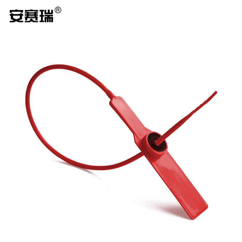 安赛瑞 23484 塑料封条 一次性塑料铅封 全长28cm(100根装) 红色按(包)销售 安赛瑞 23484 塑料封条 一次性塑料铅封 全长28cm(100根装) 红色按(包)销售